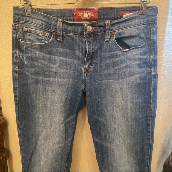 LUCKY BRAND Women Blue Sofia Boot Jeans Size 10/30 - Picture 2 of 11